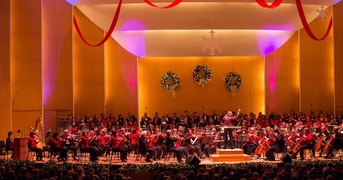 Christmas concert by the Buffalo Philharmonic Orchestra