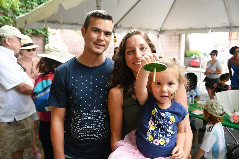 Whitney & Jordan and their child