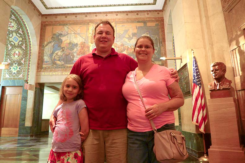 Kevin & Jennifer and their child