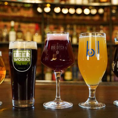 Different beer glasses