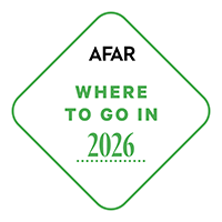 Logo for AFAR "Where to Go in 2026"