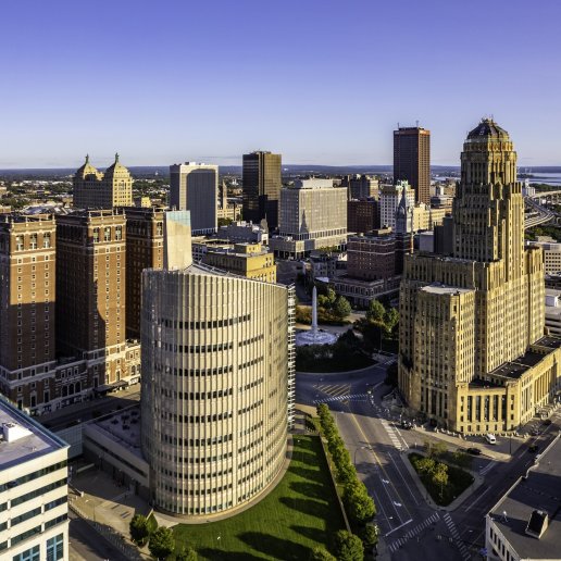 skyline of buffalo New York