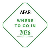 Logo for AFAR "Where to Go in 2026"