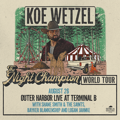 Event: Koe Wetzel: The Night Champion World Tour - Visit Buffalo