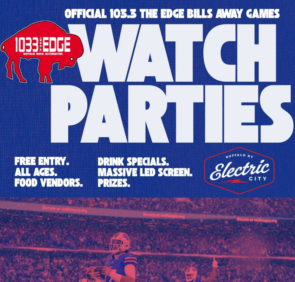 103.3 The Edge Bills Away Game Party: Bills vs. Raiders