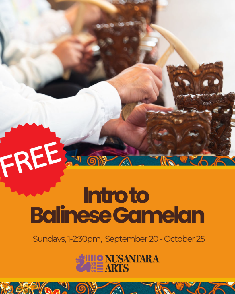Intro to Balinese Gamelan – Free!