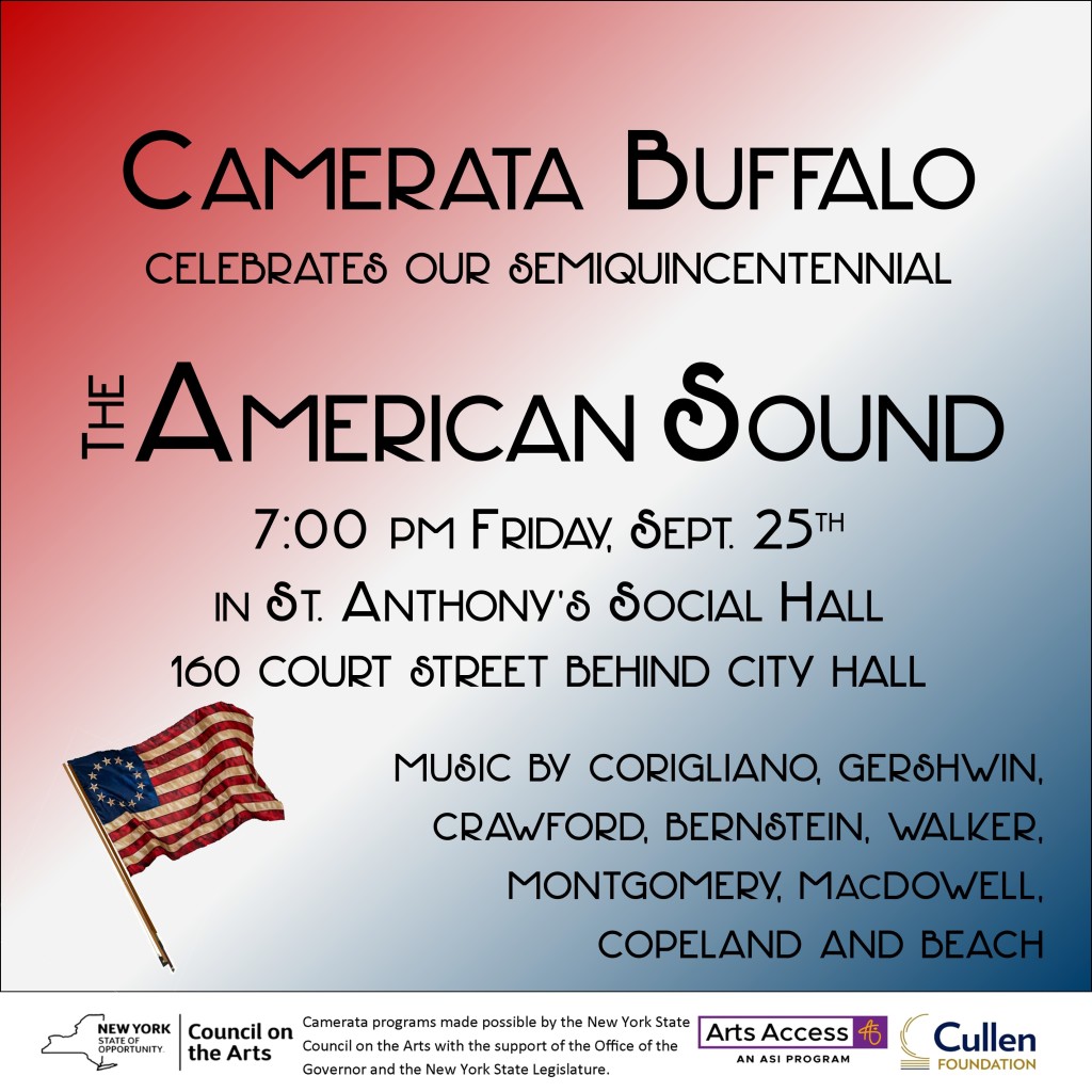 Camerata Buffalo Celebrates our Nation’s Semiquincentennial