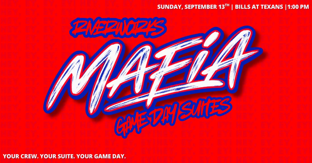 RiverWorks Mafia Game Day Suites: Bills at Texans