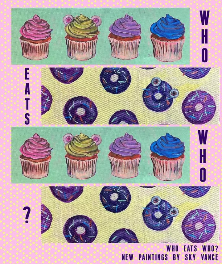Who Eats Who? Works by Sky Vance – Art Exhibit