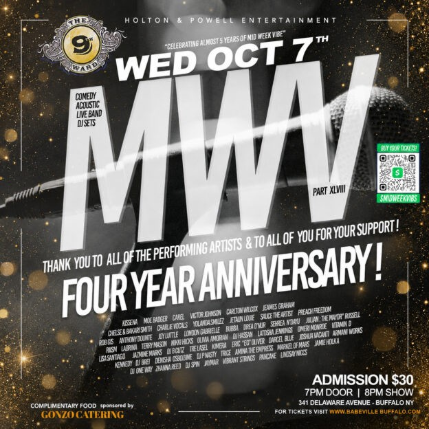 The Mid-Week Vibe XLVIII-4 Year Anniversary!
