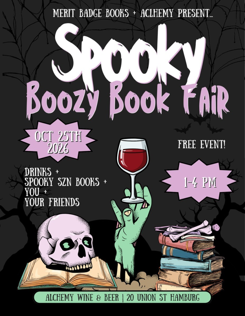 Boozy Book Fair- Spooky Edition