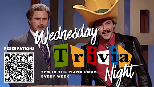 Wednesday Night Trivia in the Piano Room